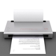 Illustration for article titled Hanging Printer Saves Desk Space